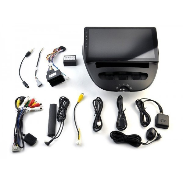 Radio navegador GPS Peugeot 107 Toyota Aygo Citroen C1 2005 - 2014 pantalla 10.1 Android 14 TR4024