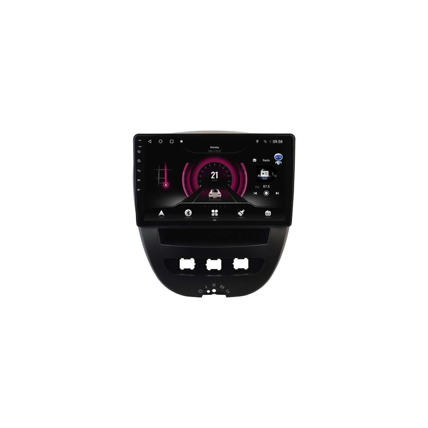 Radio GPS head unit Peugeot 107, Toyota Aygo, Citroen C1 2005 - 2014 screen 10.1 Android 14 TR4024