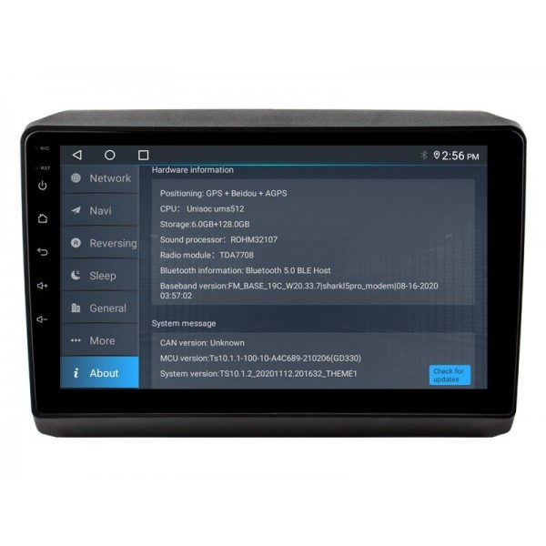 Radio GPS head unit Fiat Ducato, Peugeot Boxer, Citroen Jumper 2016 - 2022  screen 10.1 Android 14 TR4028
