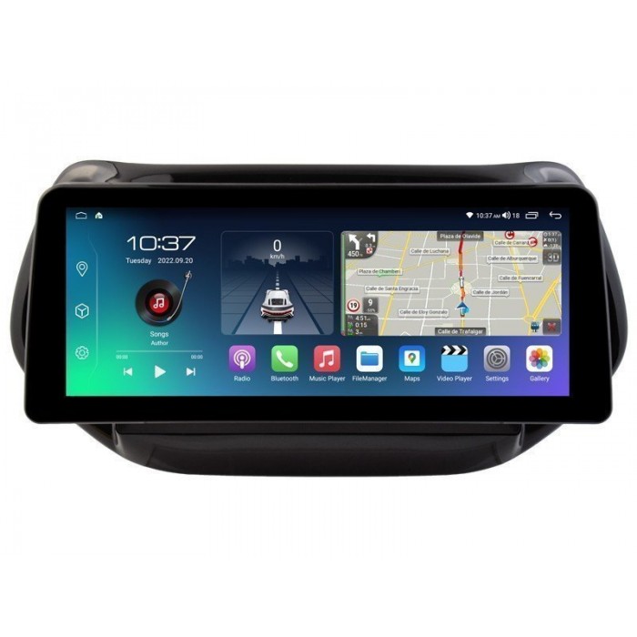 Head unit ultra thin screen 12.3" GPS Jeep Compass 2 MP 2016-2018 Android 13 TR4035