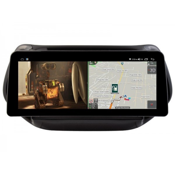 Head unit ultra thin screen 12.3" GPS Jeep Compass 2 MP 2016-2018 Android 13 TR4035