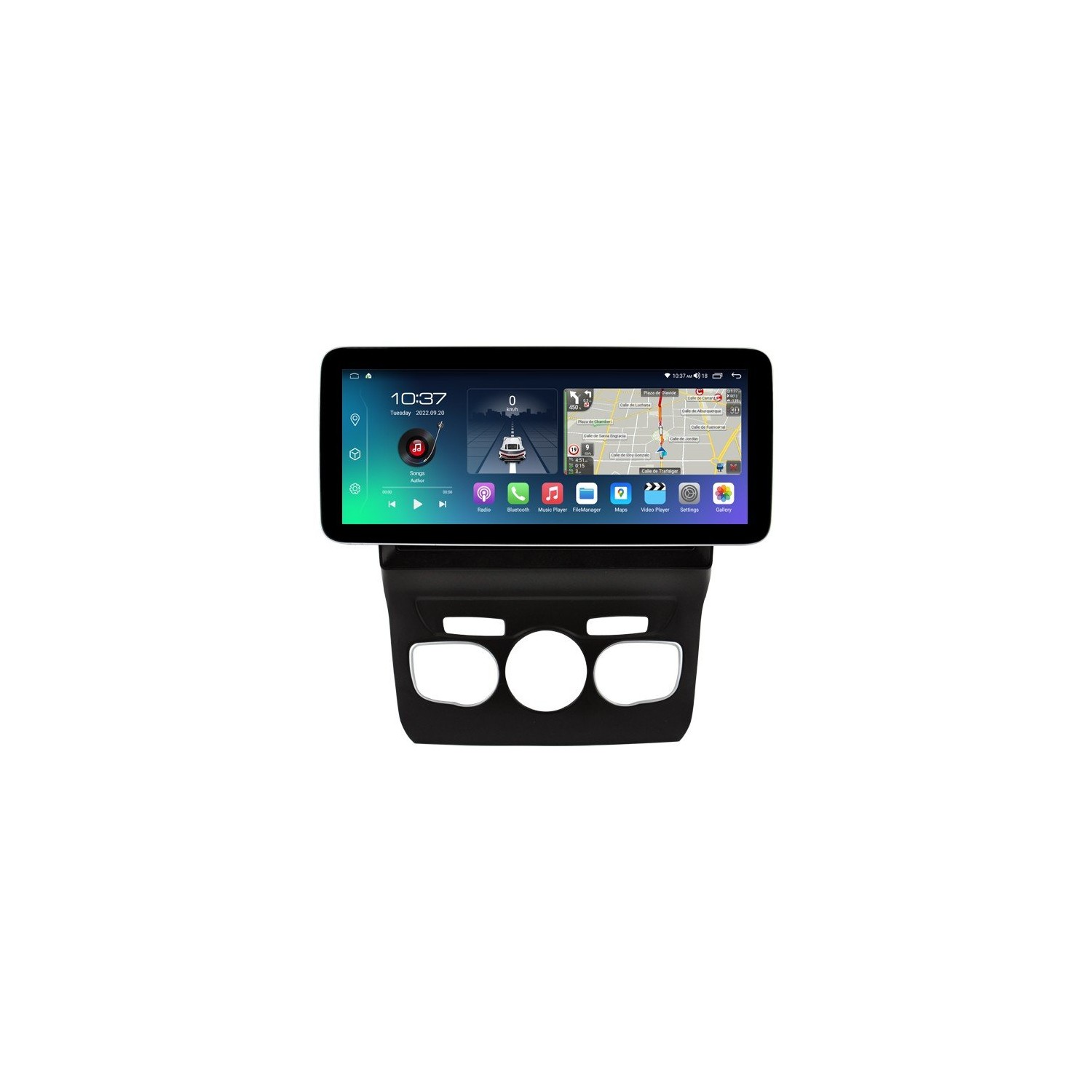 Pantalla ultra fina 12.3" GPS Citroen C4 B7, Citroen C4L, DS4 2013 - 2017 Android 13 4G LTE TR4041