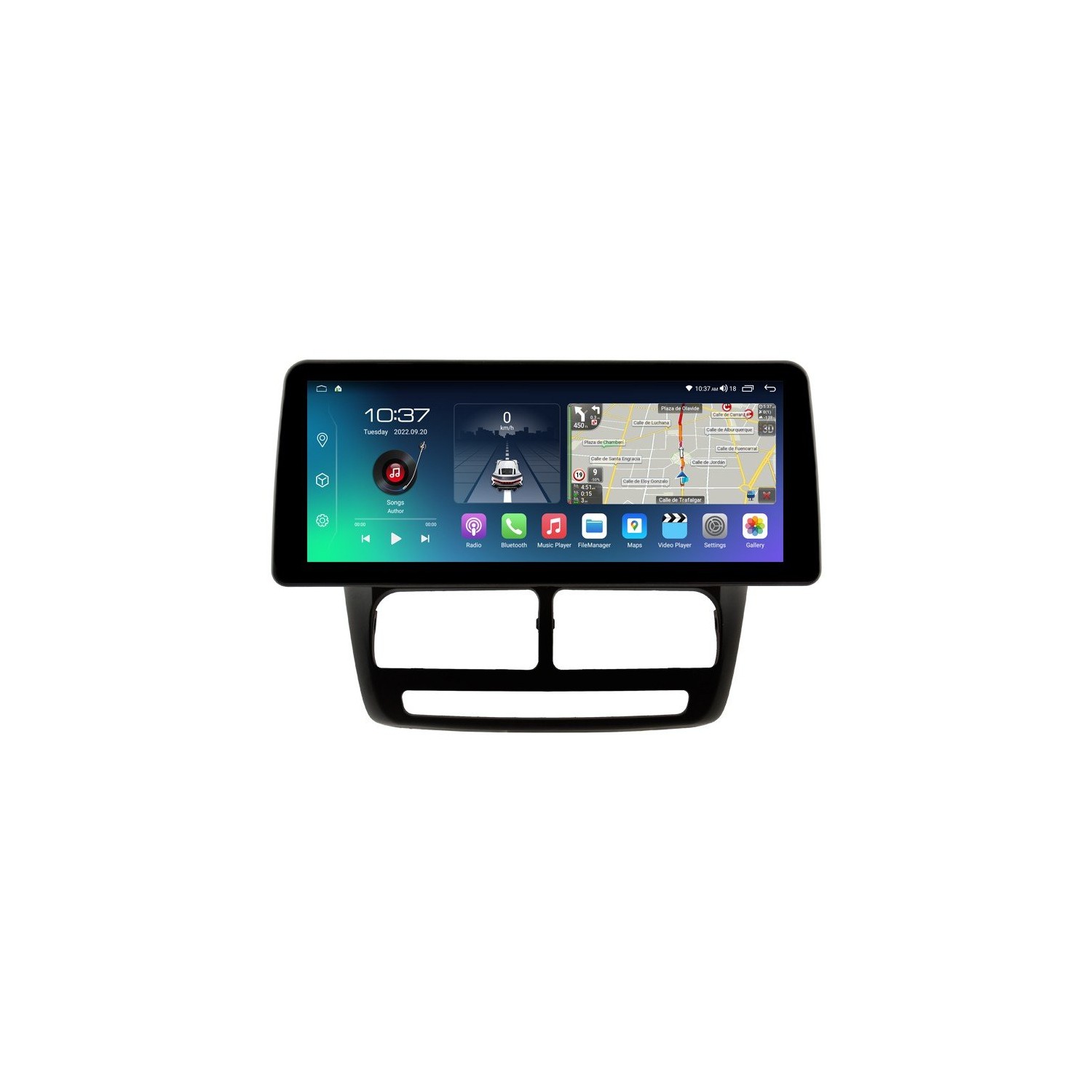 Pantalla ultra fina 12.3" GPS Fiat Doblo 2010 - 2015, Opel Combo 2011 - 2018 Android 13 4G LTE TR4042
