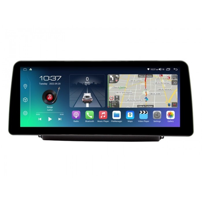 Head unit ultra thin screen 12.3" GPS Fiat Ducato, Peugeot Boxer, Citroen Jumper  2021 - 2023 Android 13 TR4043