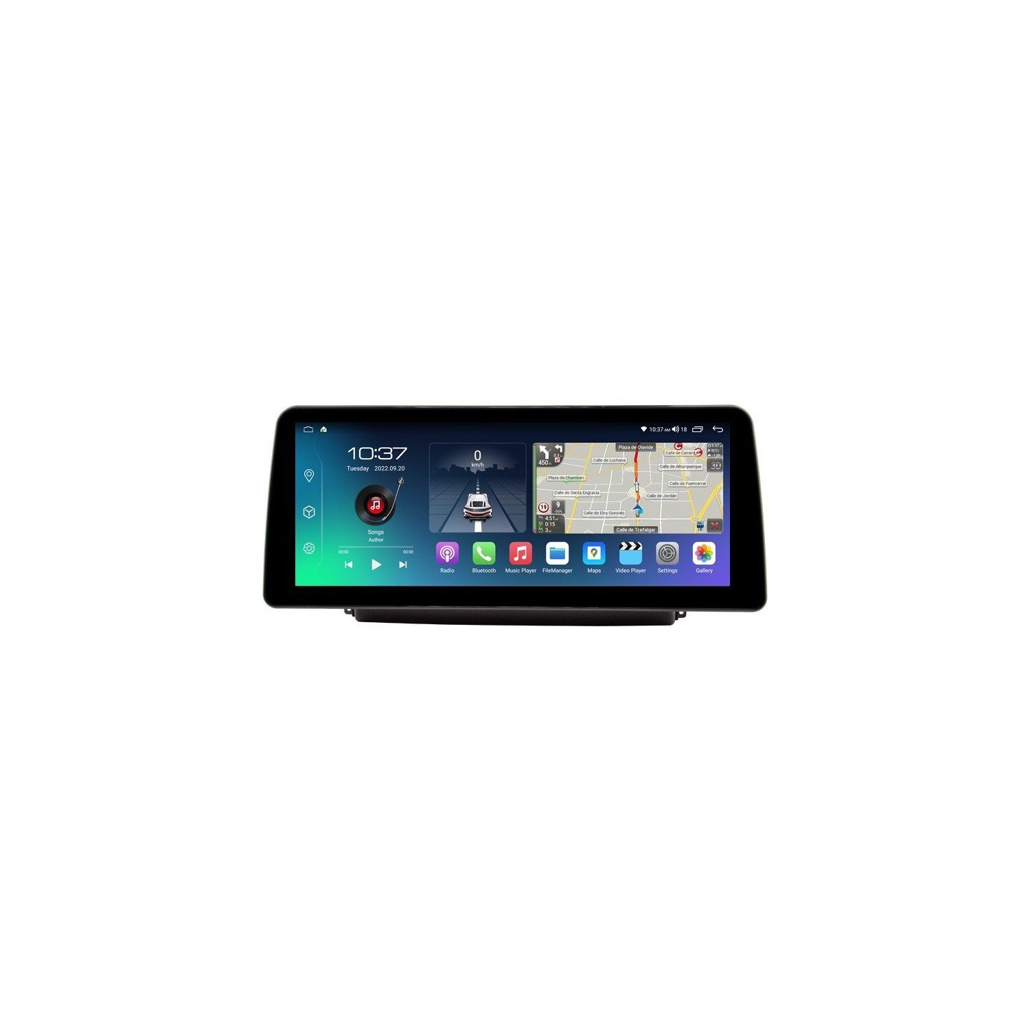 Head unit ultra thin screen 12.3" GPS Fiat Ducato, Peugeot Boxer, Citroen Jumper  2021 - 2023 Android 13 TR4043
