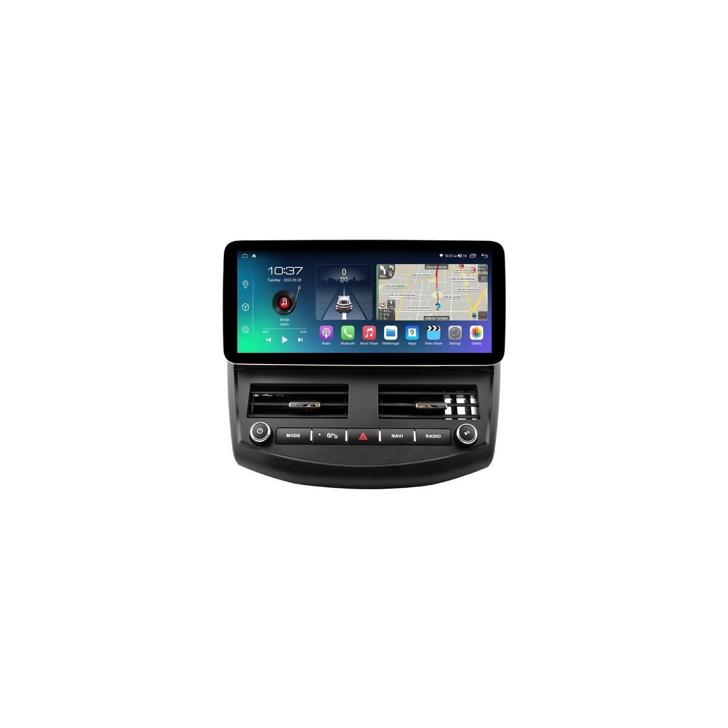 Pantalla ultra fina 12.3" GPS Ford Focus 3 Mk 3 2011-2019 Android 13 4G LTE TR4045