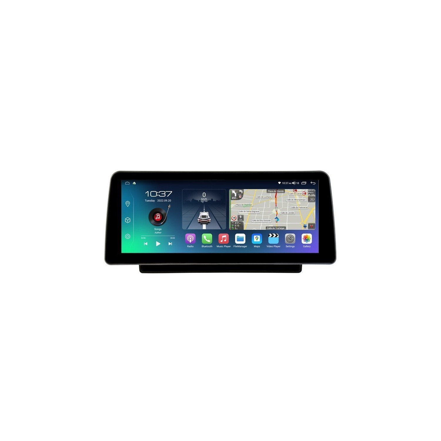 Pantalla ultra fina 12.3" GPS Ford Ecosport, Ford Fiesta, Ford Puma 2017-2020 Android 13 4G LTE TR4046