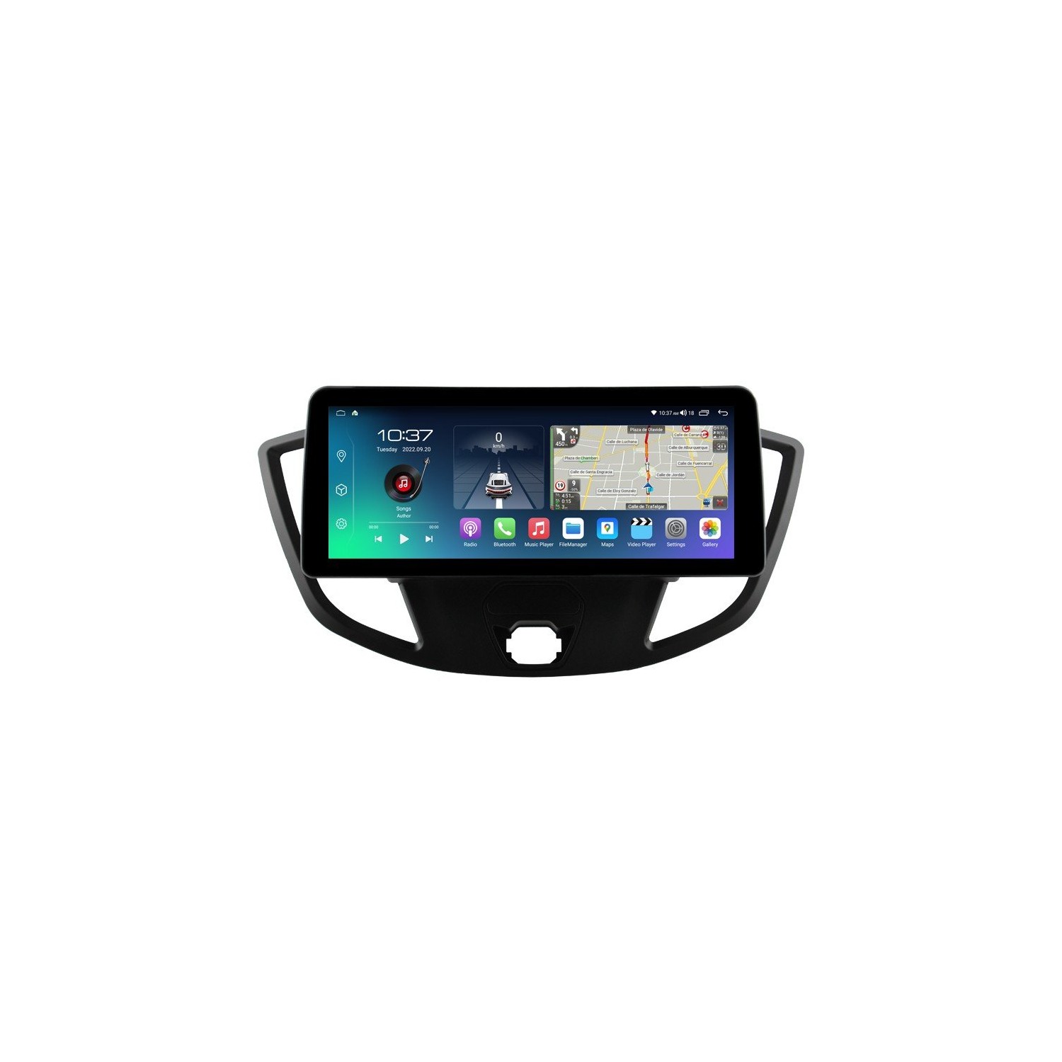 Head unit ultra thin screen 12.3" GPS Ford Tourneo Custom, Ford Transit 2012-2021 Android 13 TR4050