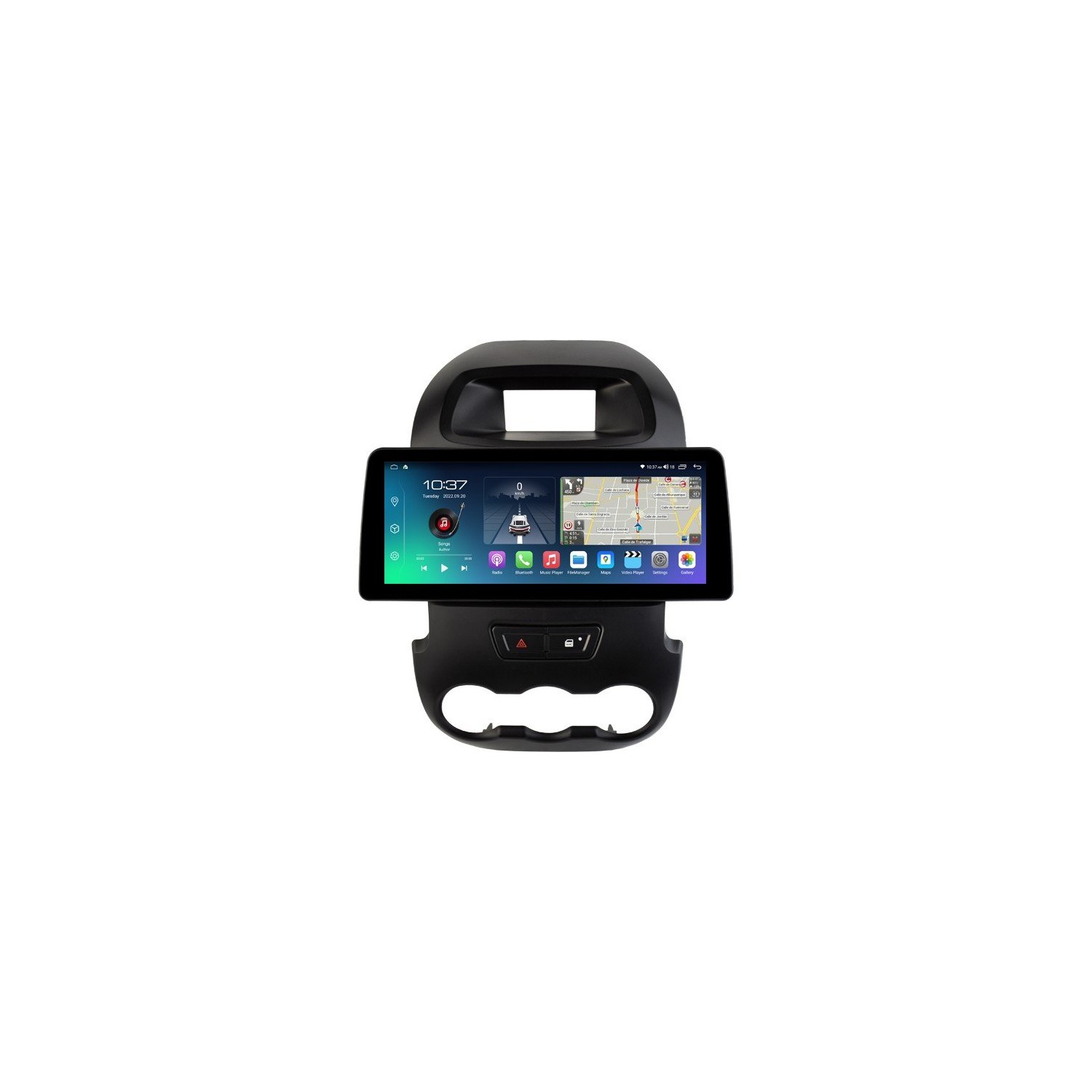 Head unit ultra thin screen 12.3" GPS Ford Ranger 2011-2014 Android 13 TR4051