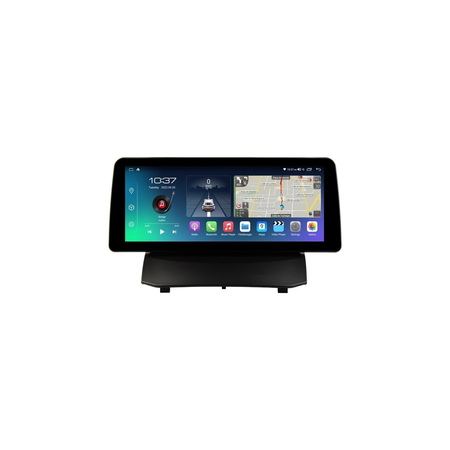 Pantalla ultra fina 12.3" GPS Ford Fiesta MK7 2009-2011 Android 13 4G LTE TR4052