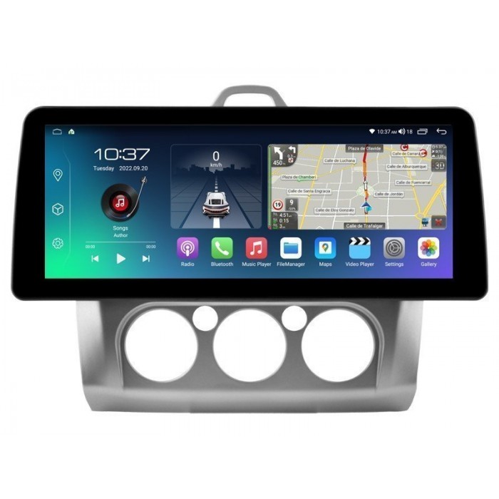 Head unit ultra thin screen 12.3" GPS Ford Focus Mk2 Mk3 2004- 2011 Android 13 TR4053