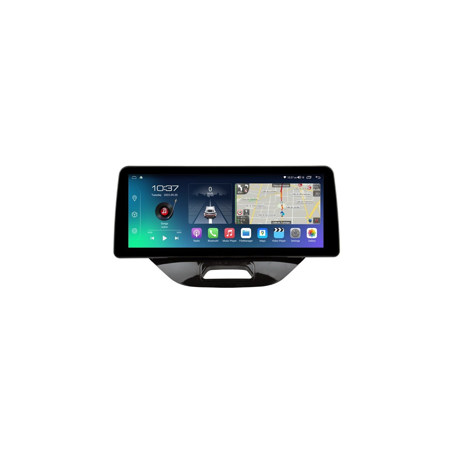 Pantalla ultra fina 12.3" GPS Ford KA 2015-2020 Android 13 4G LTE TR4054