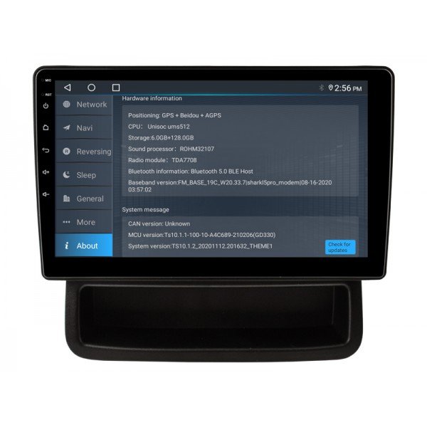 Radio GPS head unit Renault Trafic ll, Opel Vivaro, Nissan Primastar screen 10.1 Android 14 TR3963