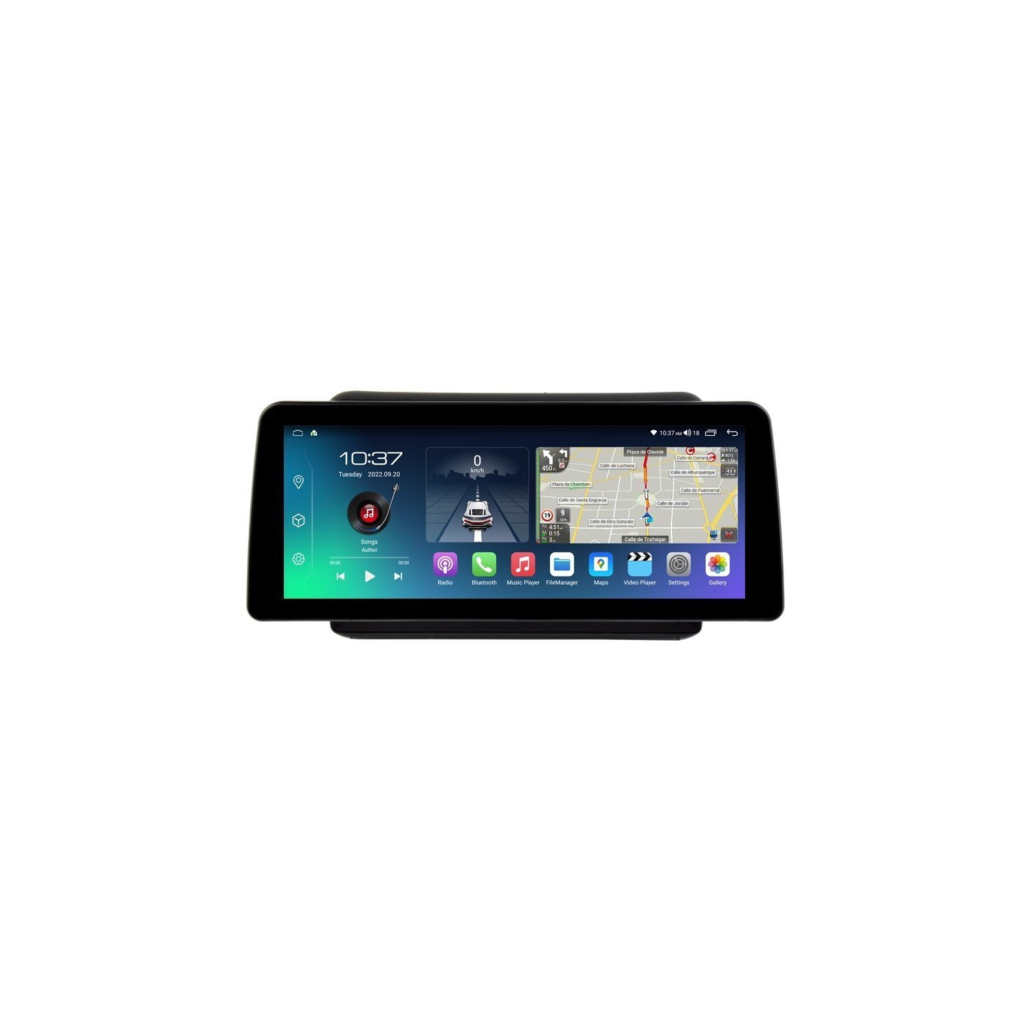 Pantalla ultra fina 12.3" GPS Honda HRV / XRV / Vezel 2015-2017 Android 13 4G LTE TR4057