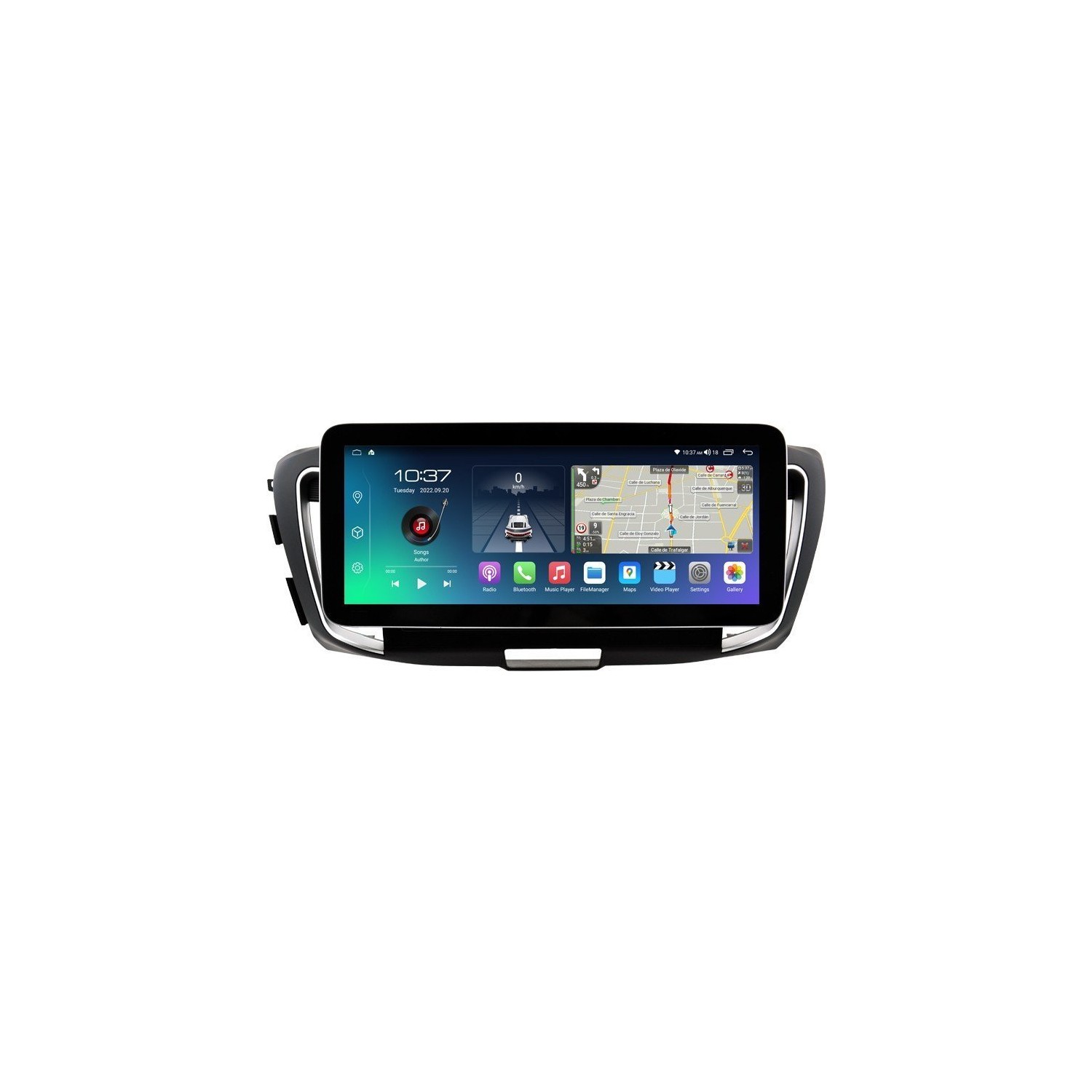 Pantalla ultra fina 12.3" GPS Honda Accord 9 Android 13 4G LTE TR4059