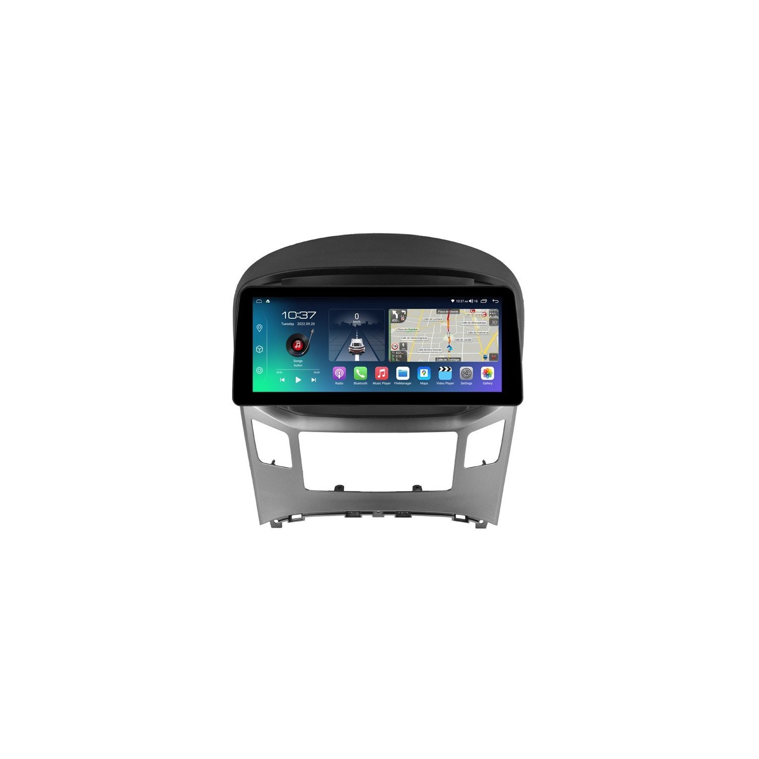 Pantalla ultra fina 12.3" GPS Hyundai H1 2015-2018 Android 13 4G LTE TR4062