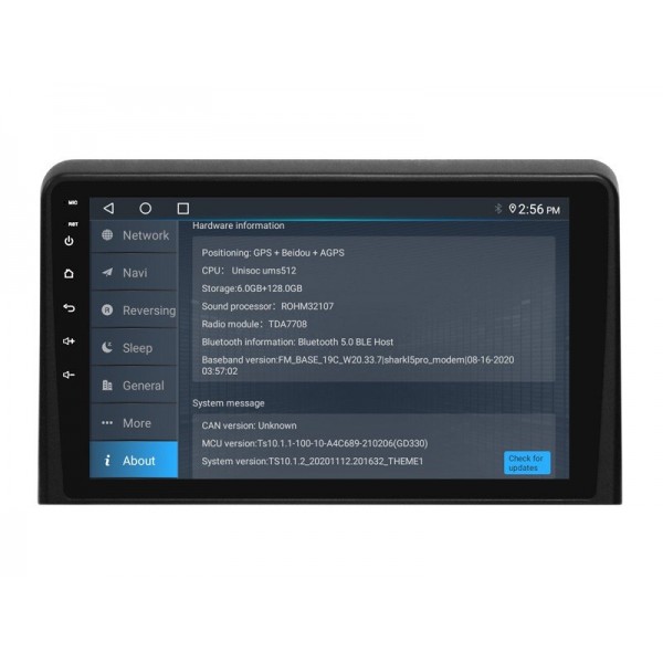 Radio navegador GPS Hyundai Sonata 2017- 2019 pantalla 10.1 Android 14 TR4065