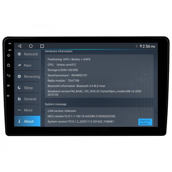 Radio GPS head unit Jeep Wrangler 3 JK 2011-2017 screen 10.1 Android 14 TR4020