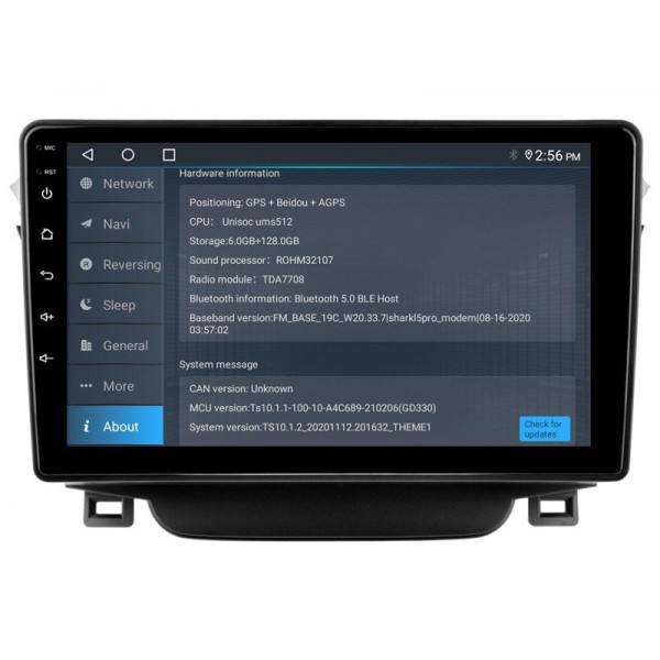 Radio GPS head unit Hyundai I30 screen 10.1 Android 14 TR4066