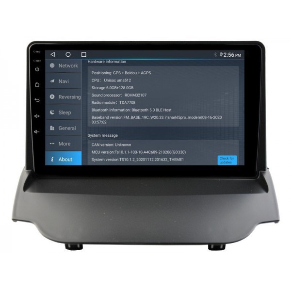 Radio GPS head unit Ford EcoSport screen 10.1 Android 14 TR4077