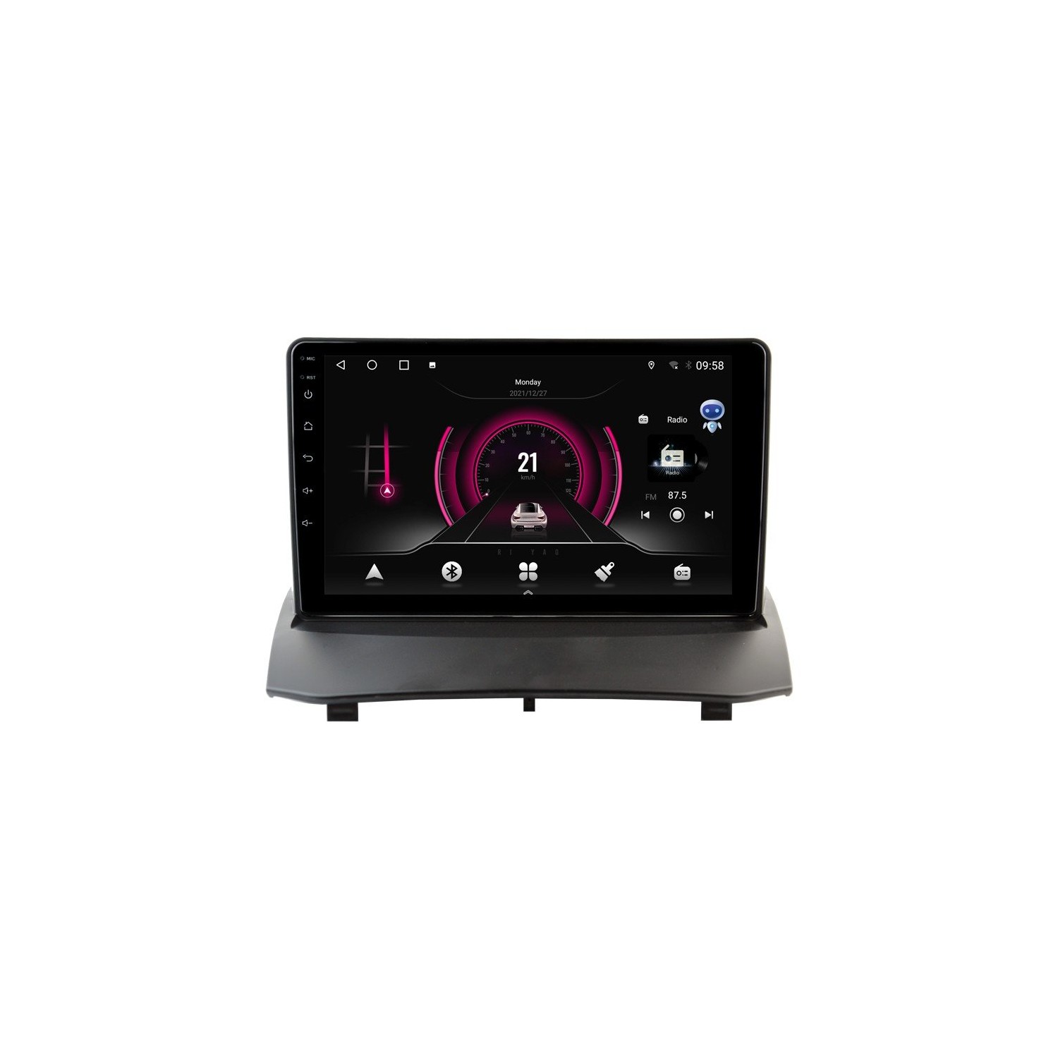 Radio GPS head unit Ford Fiesta MK7 screen 10.1 Android 14 TR4078