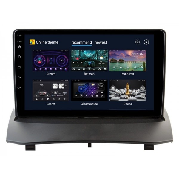 Radio GPS head unit Ford Fiesta MK7 screen 10.1 Android 14 TR4078