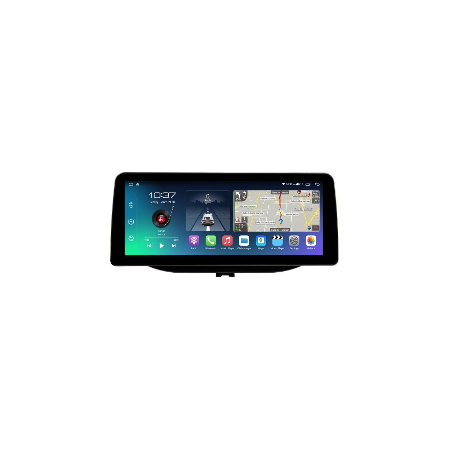 Pantalla ultra fina 12.3" GPS Hyundai l30 2017-2018 Android 13 4G LTE TR4061