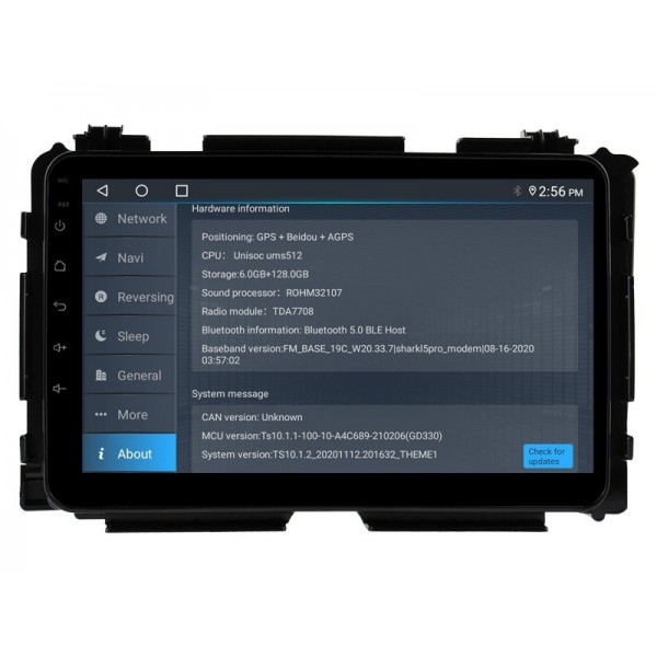 Radio GPS head unit Honda  HR-V / Vezel  screen 10.1 Android 14 TR4080
