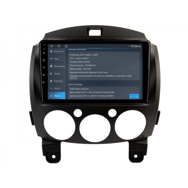 Radio navegador GPS Mazda 2 pantalla 10.1 Android 14 TR4092