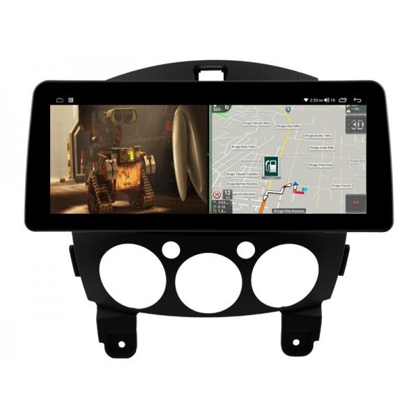 Head unit ultra thin screen 12.3" GPS Mazda 2 Android 13 TR4098