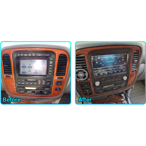 Radio navegador GPS Land Cruiser 100 / Lexus LX470 pantalla 10.1 Android 14 TR3980