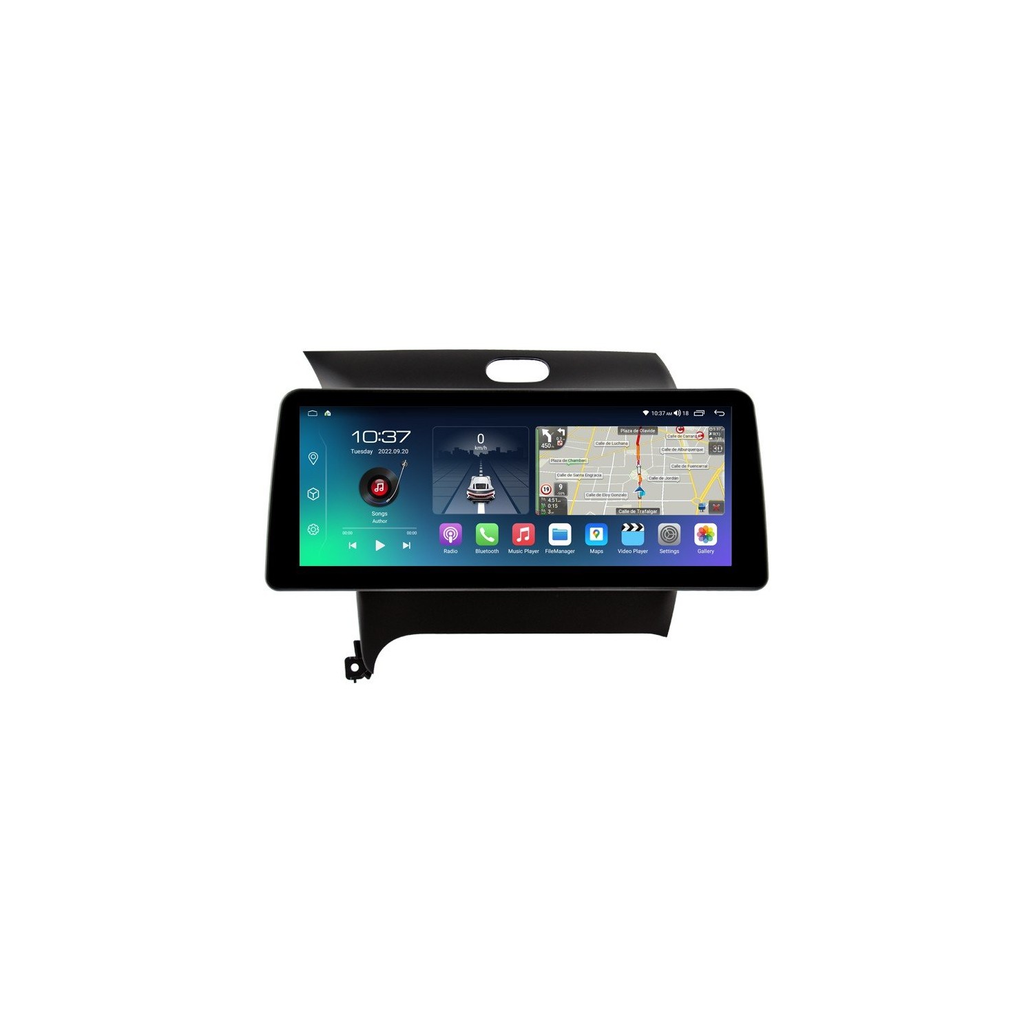 Head unit ultra thin screen 12.3" GPS Kia Cerato / Forte Android 13 TR4103