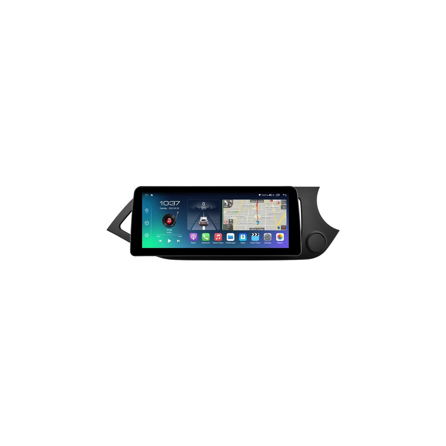 Head unit ultra thin screen 12.3" GPS Kia Picanto Android 13 TR4104