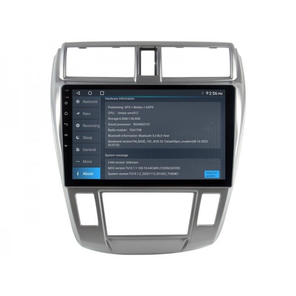 Radio navegador GPS Honda City pantalla 10.1 Android 14 TR4107
