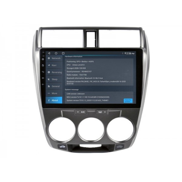 Radio navegador GPS Honda City pantalla 10.1 Android 14 TR4108