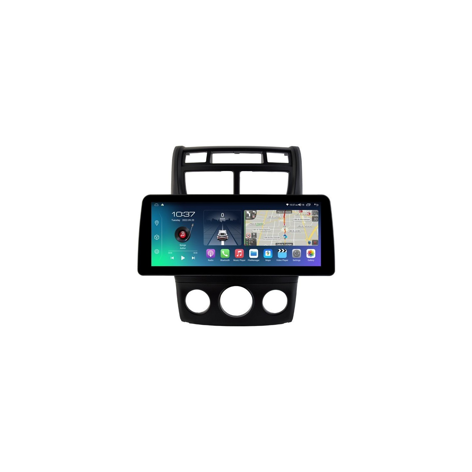 Head unit ultra thin screen 12.3" GPS Kia Sportage Android 13 TR4117