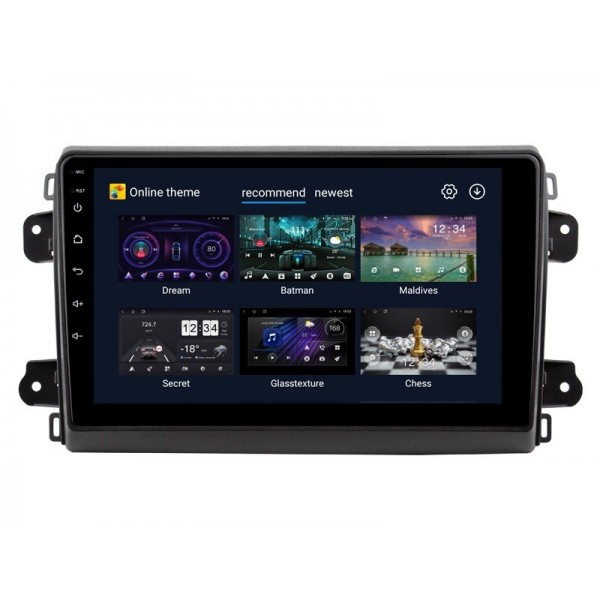Radio navegador GPS Fiat Ducato, Peugeot Boxer, Citroen Jumper pantalla 10.1 Android 14 TR4126