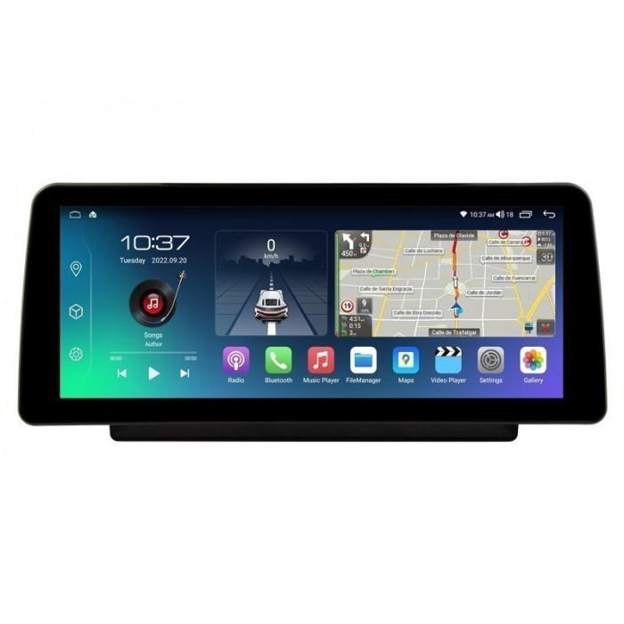 Pantalla ultra fina 12.3" GPS Ford Transit T250, Ford Tourneo, Ford Fiesta, Ford Ecosport Android 13 4G LTE TR4127