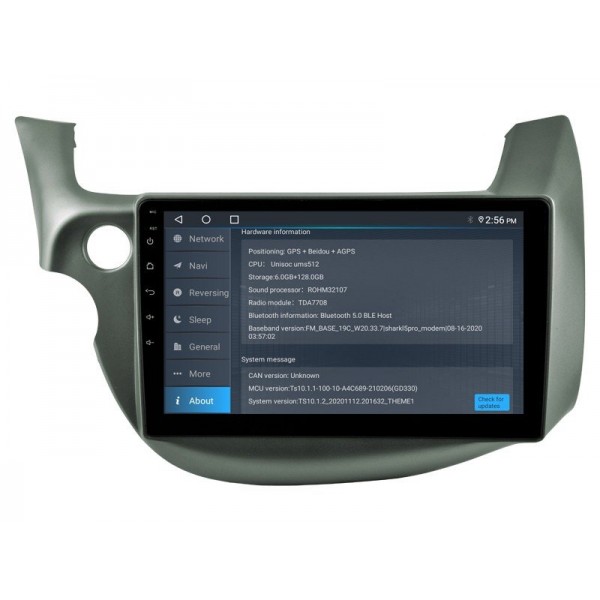 Radio navegador GPS Honda Fit / Honda Jazz (Volante a la izquierda) pantalla 10.1 Android 14 TR4131