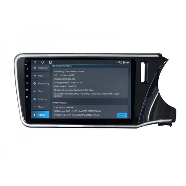Radio GPS head unit Honda City screen 10.1 Android 14 TR4134
