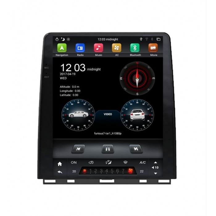 Radio GPS head unit Tesla style Renault Clio V ANDROID TR3993