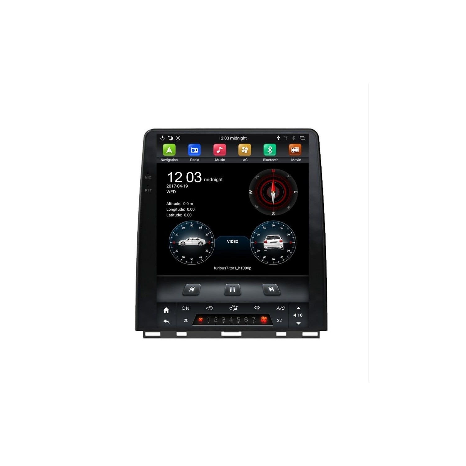 Radio navegador GPS tipo TESLA Renault Clio V ANDROID TR3993