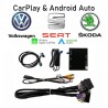 Interface Carplay & Android Auto Volkswagen Seat Skoda MQB WIRELESS TR3554