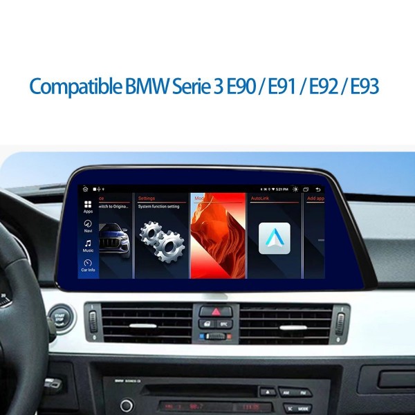 Head unit 12.3" GPS BMW 3 Series E90 / E91 / E92 / E93 Android 13 TR3996
