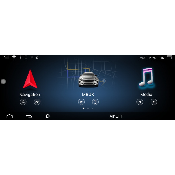 Head unit 14.9" GPS Benz C Class W205 & GLC X253 & V Class W447 Android 13 TR4138