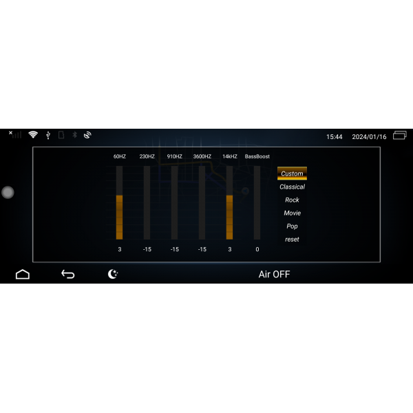 Head unit 14.9" GPS Benz C Class W205 & GLC X253 & V Class W447 Android 13 TR4138