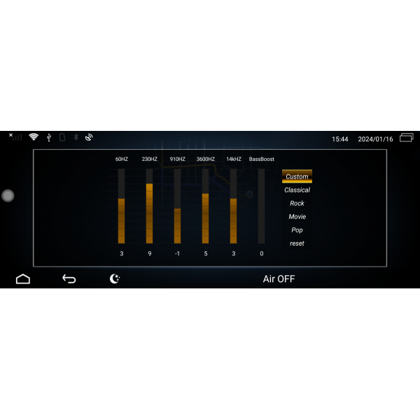 Head unit 14.9" GPS Benz C Class W205 & GLC X253 & V Class W447 Android 13 TR4138