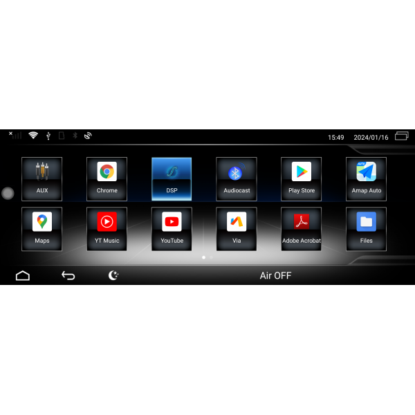 Head unit 14.9" GPS Benz C Class W205 & GLC X253 & V Class W447 Android 13 TR4138