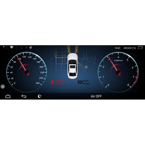 Head unit 14.9" GPS Benz C Class W205 & GLC X253 & V Class W447 Android 13 TR4138