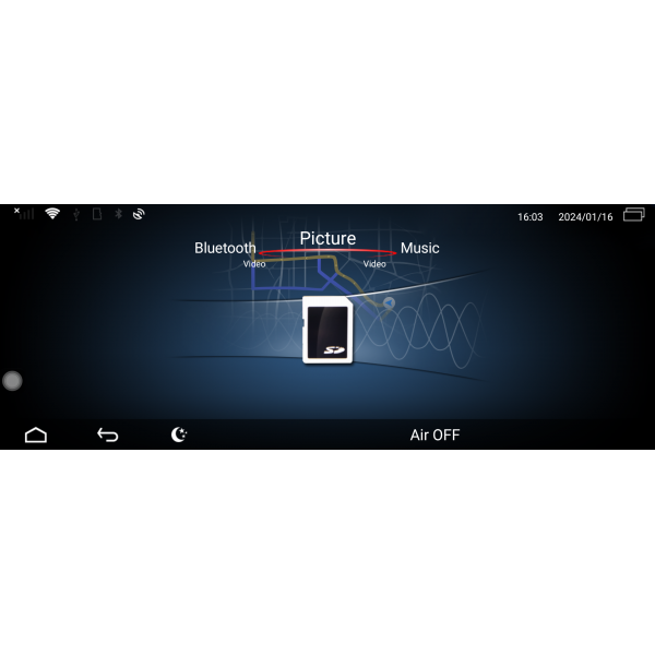 Head unit 14.9" GPS Benz C Class W205 & GLC X253 & V Class W447 Android 13 TR4138